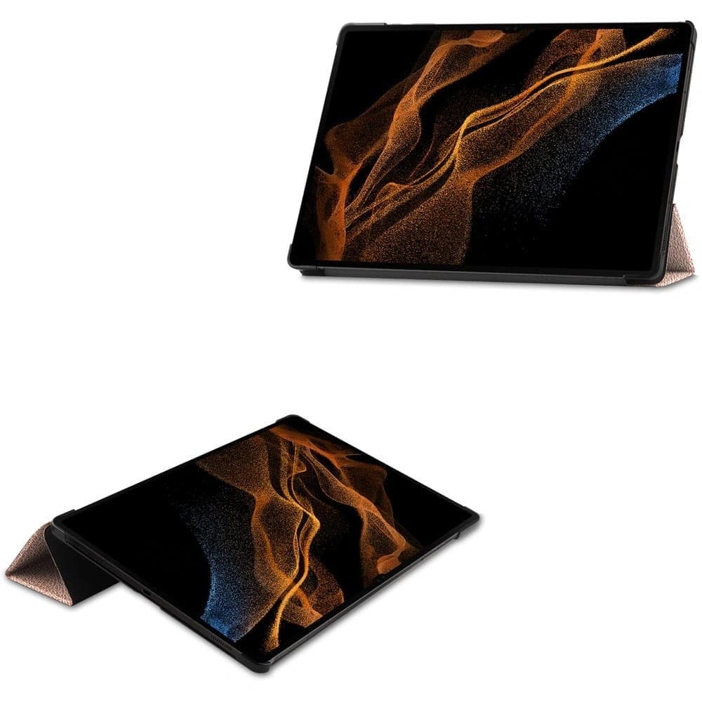 Bizon Case Tab Croc Samsung Galaxy Tab S8 Ultra roségold - 2