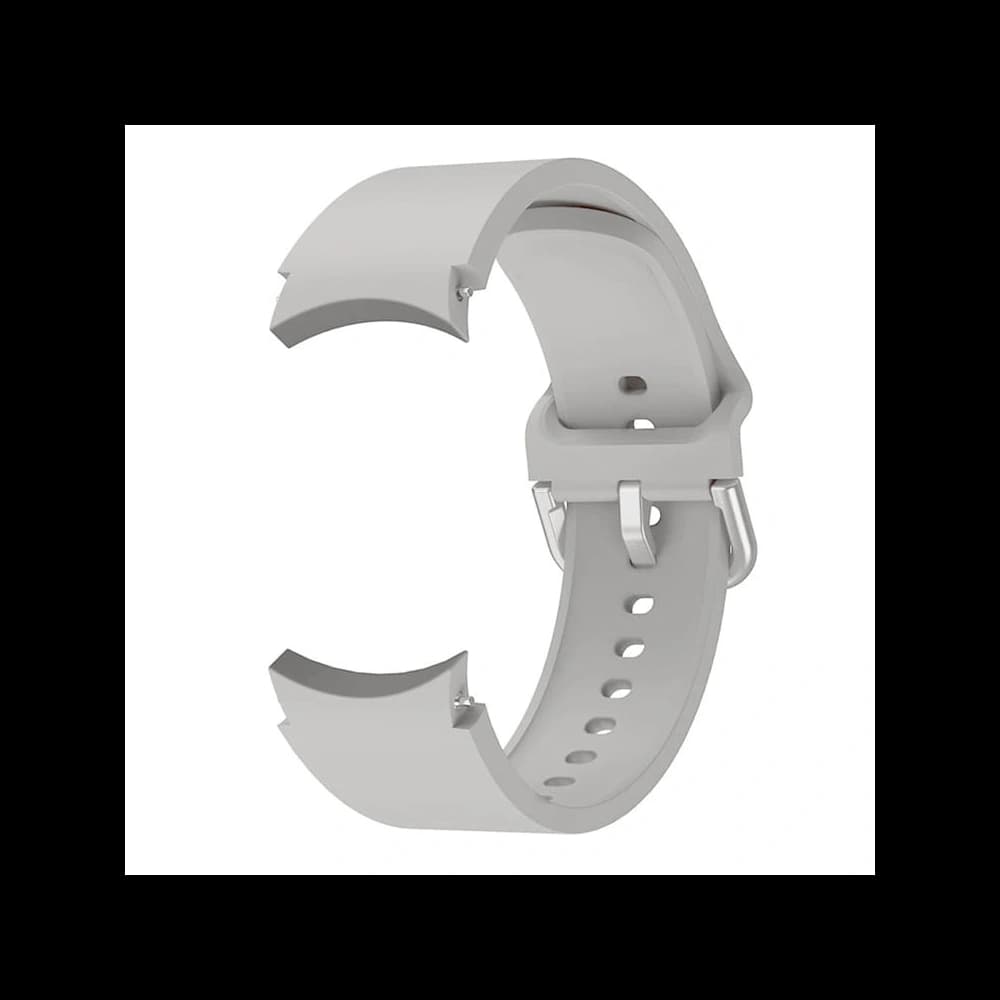 Bizon Strap Watch Silicone Samsung Galaxy Watch 20 mm light grey - 5