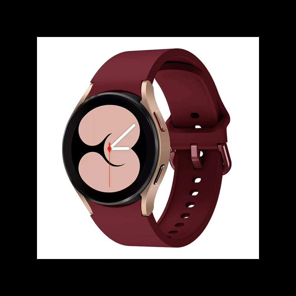 Bizon Strap Watch Silicone Samsung Galaxy Watch 20 mm burgundy - 1