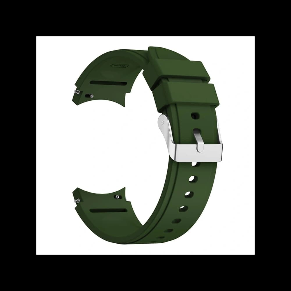 Bizon Strap Watch Silicone Pro Samsung Galaxy Watch 20 mm green - 3