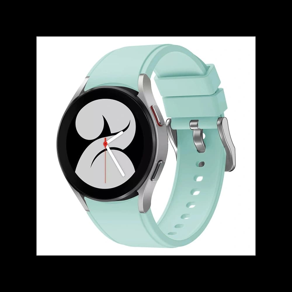 Bizon Strap Watch Silicone Pro Samsung Galaxy Watch 20 mm türkis - 1