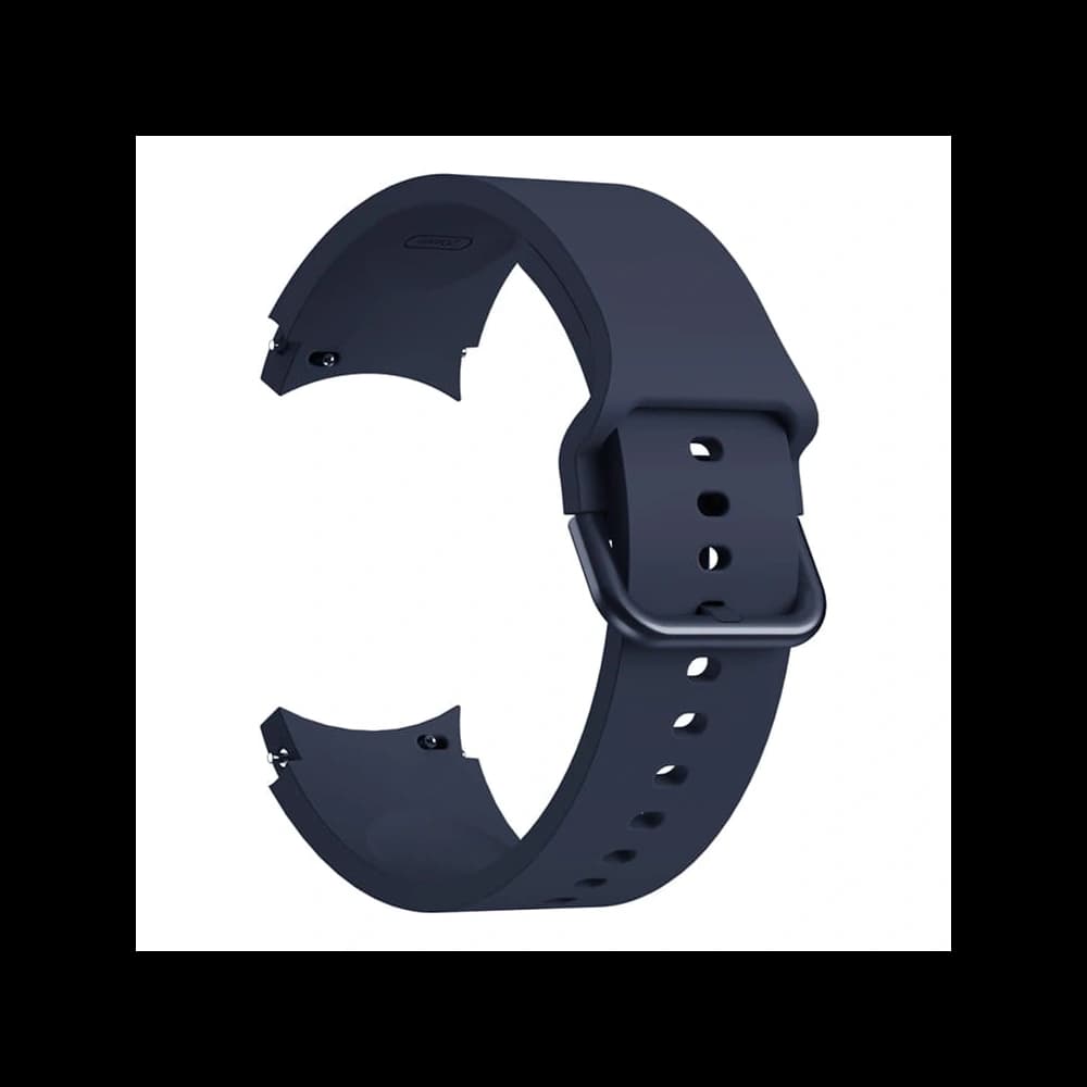 Bizon Strap Watch Silikon Samsung Galaxy Watch 20 mm navy blau - 3