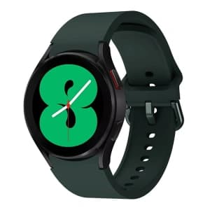 Bizon Strap Watch Silicone Samsung Galaxy Watch 20 mm dark green