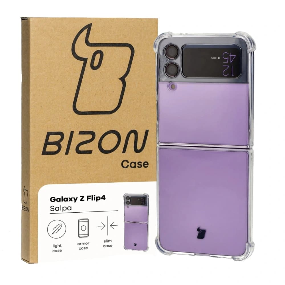 Bizon Case Salpa Samsung Galaxy Z Flip4 klar - 1