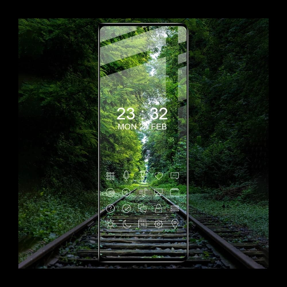 Bizon Glass Edge Samsung Galaxy Z Fold4 black - 8