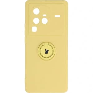 Bizon Case Silicone Ring Sq VIVO X80 Pro yellow