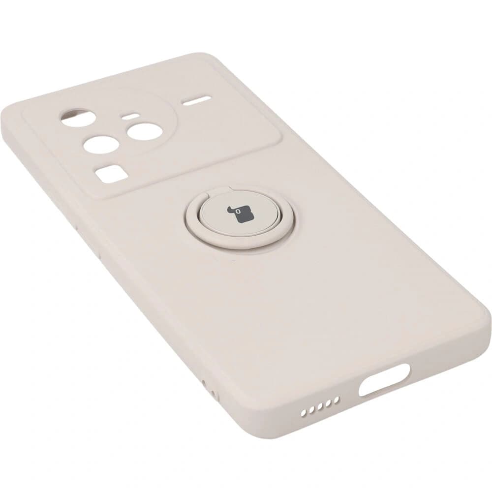 Bizon Case Silicone Ring Sq VIVO X80 Pro beige - 3