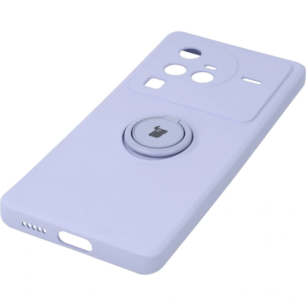 Bizon Case Silicone Ring Sq VIVO X80 Pro light purple - 2