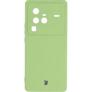 Bizon Case Silicone Sq Vivo X80 Pro light green