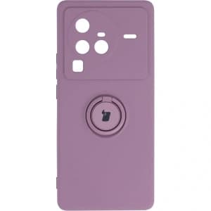 Bizon Case Silicone Ring Sq VIVO X80 Pro dark purple