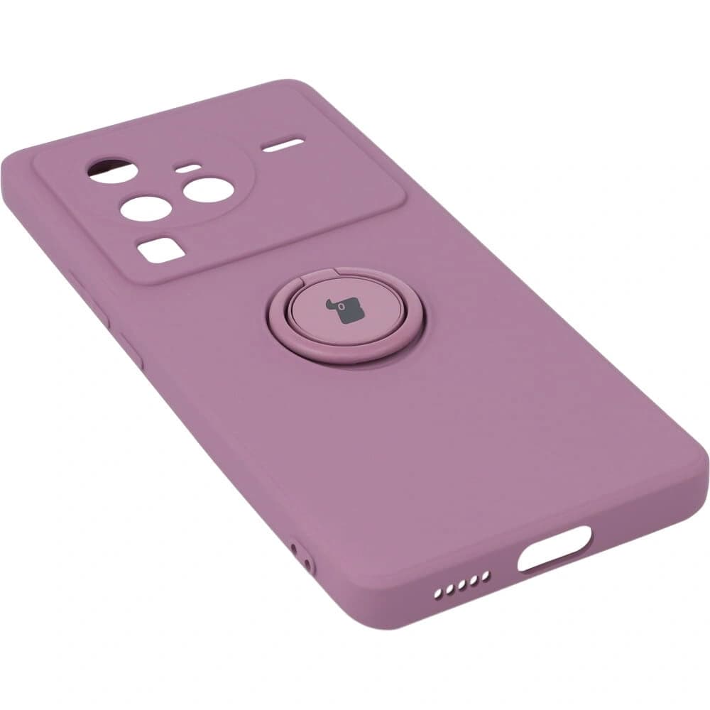 Bizon Case Silikonring Sq VIVO X80 Pro dunkel lila - 3