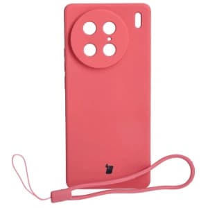 Bizon Case Silikon Sq VIVO X90 Pro schmutziges Pink