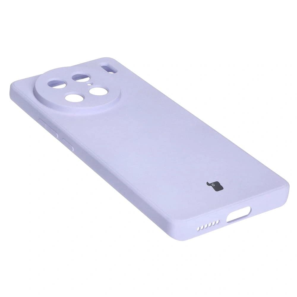 Bizon Case Silicone Sq VIVO X90 Pro light purple - 4