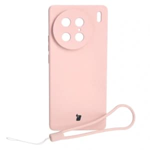 Bizon Case Silikon Sq VIVO X90 Pro hellrosa