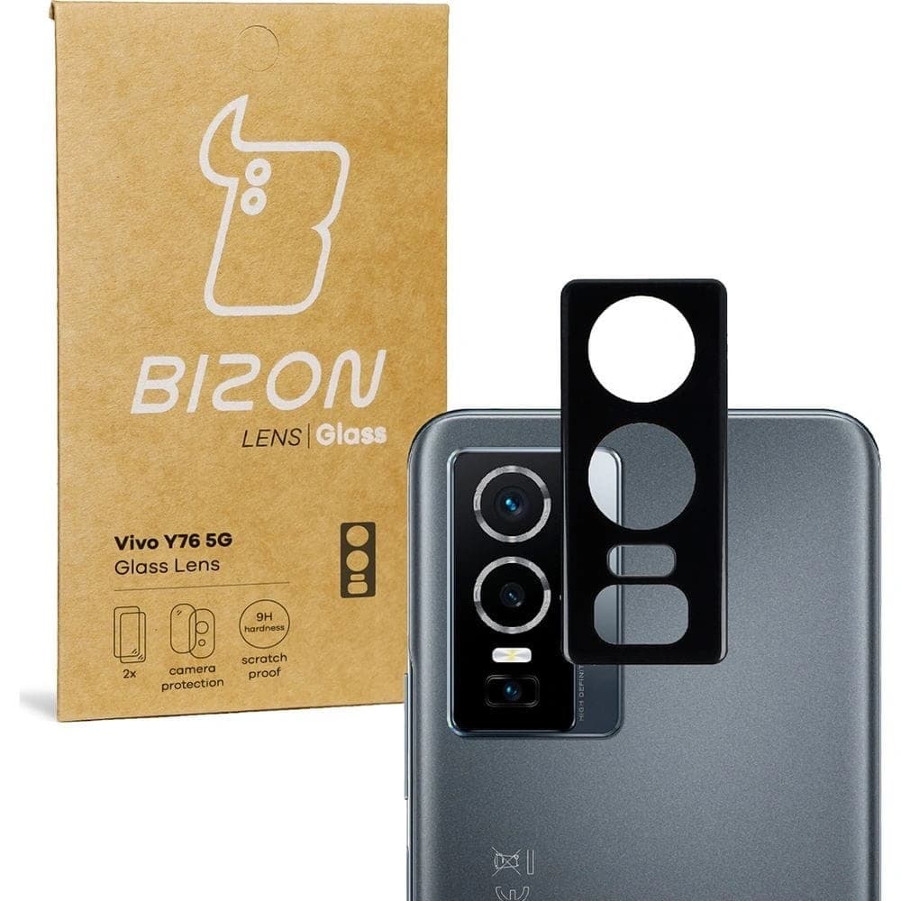 Bizon Glaslinse Vivo Y76 5G [2 PACK] - 1