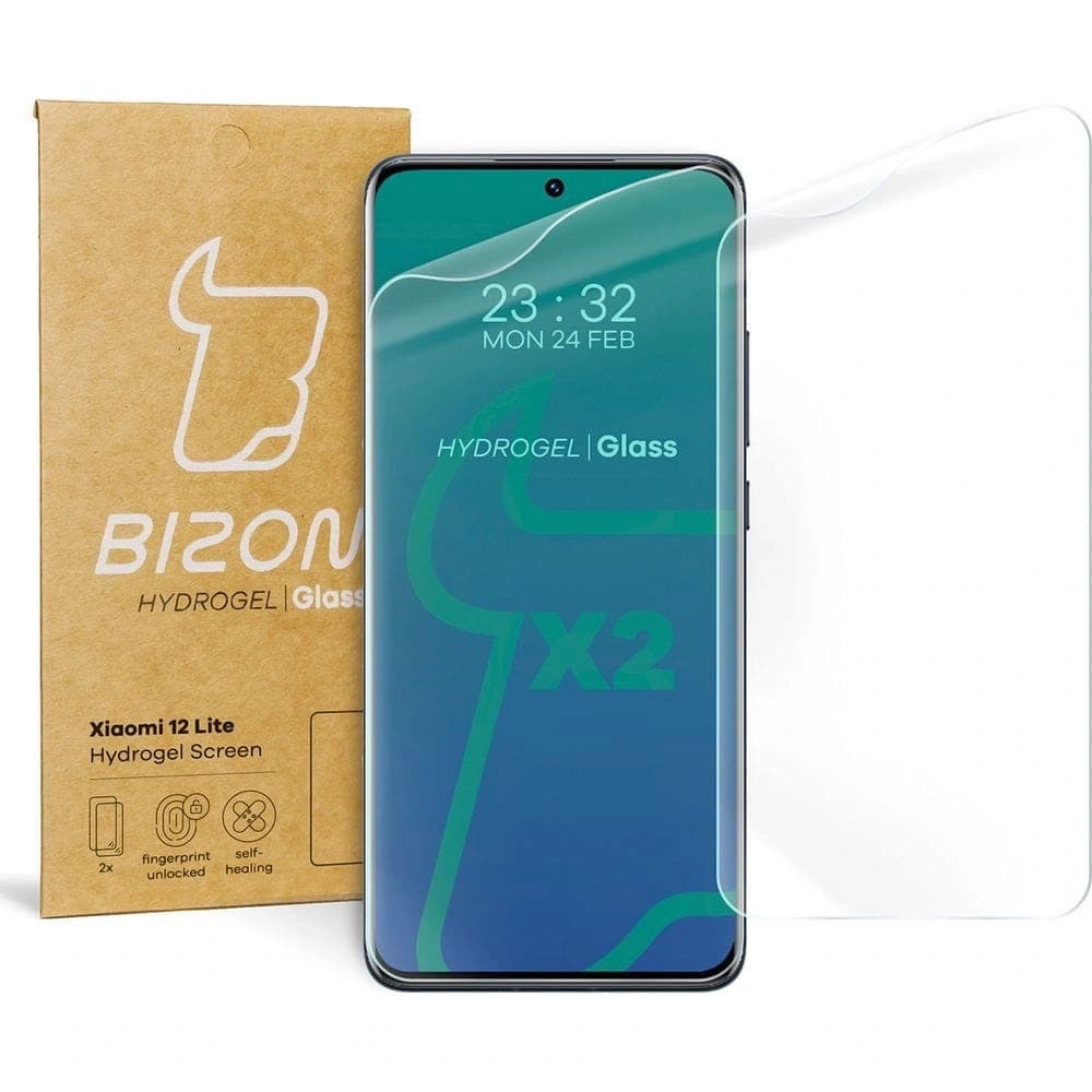 Bizon Glass Hydrogel Xiaomi 12 Lite [2 PACK] - 1