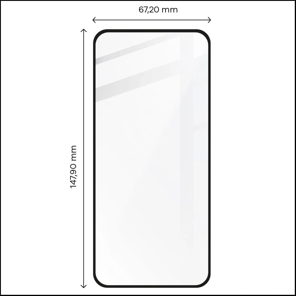 Bizon Glass Edge 3D gehärtetes Glas - [2 PACK] + Linsenschutz Xiaomi 12 / 12X schwarz - 2