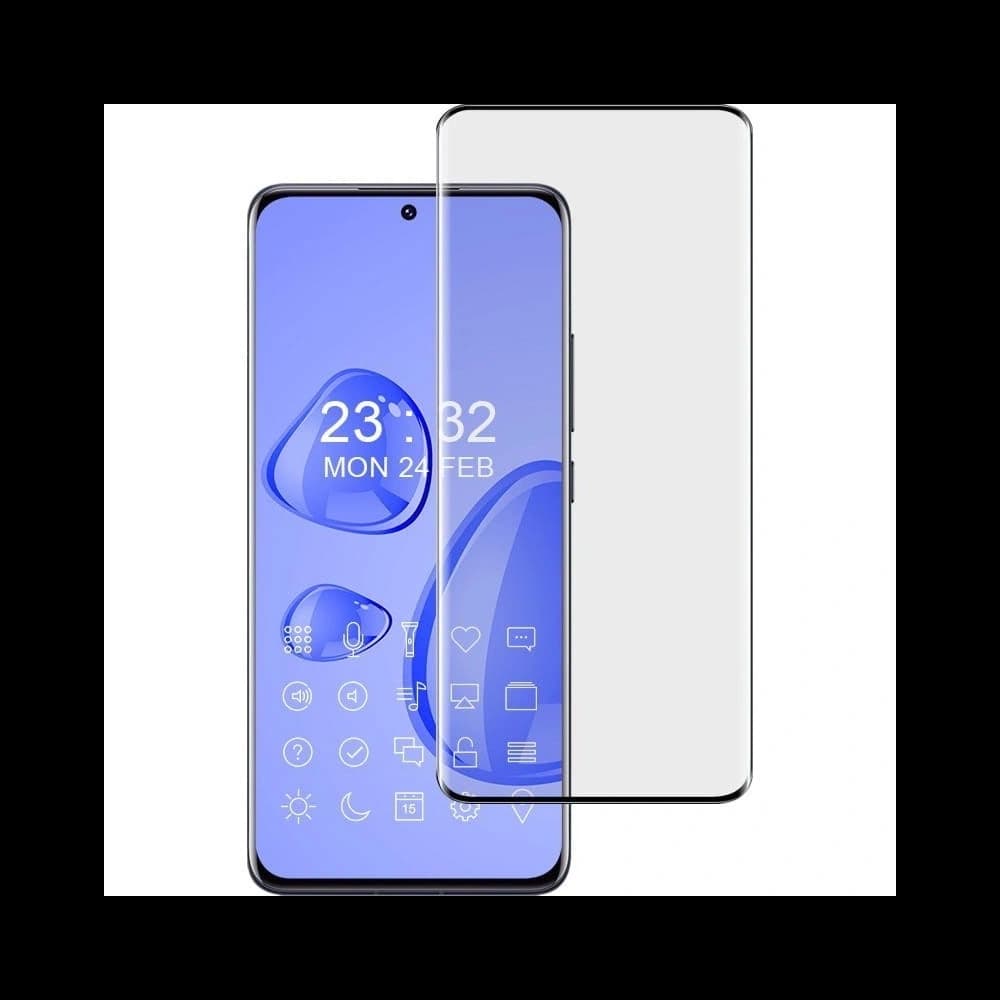Bizon Glass Edge 3D gehärtetes Glas - [2 PACK] + Linsenschutz Xiaomi 12 / 12X schwarz - 8