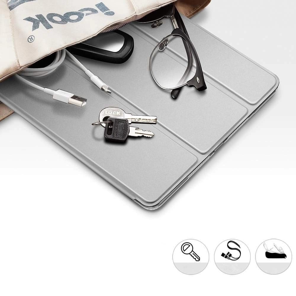 ESR Apple Tasche Rebound iPad 10.2 2019 Silber Grau - 7