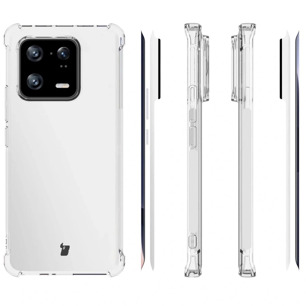 Bizon Case Clear Pack case + 2x screen film + lens protector Xiaomi 13 Pro clear - 4