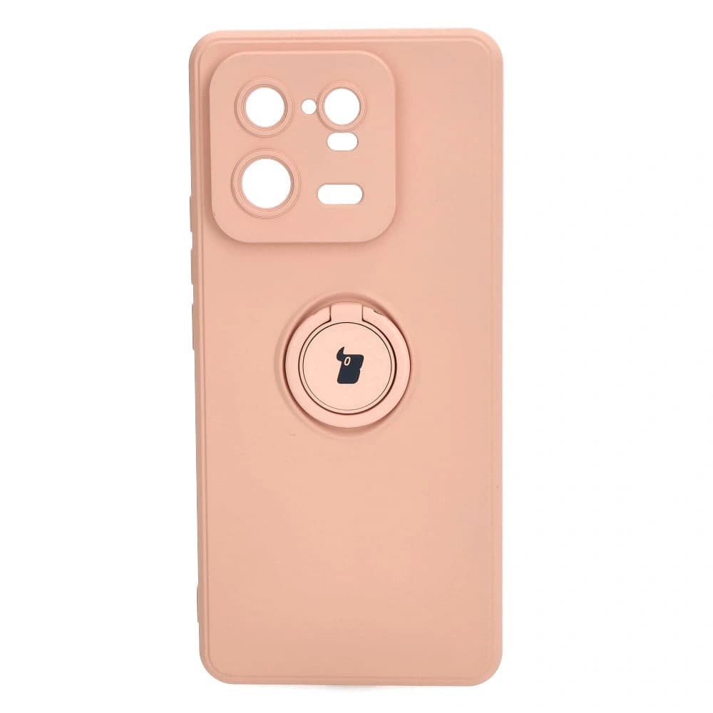 Bizon Case Silicone Ring Sq Xiaomi 13 Pro light pink - 1