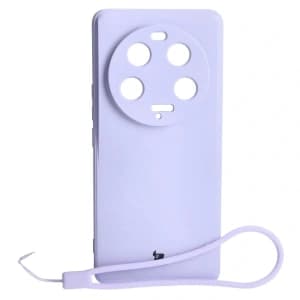 Bizon Case Silicone Sq Xiaomi 13 Ultra light purple