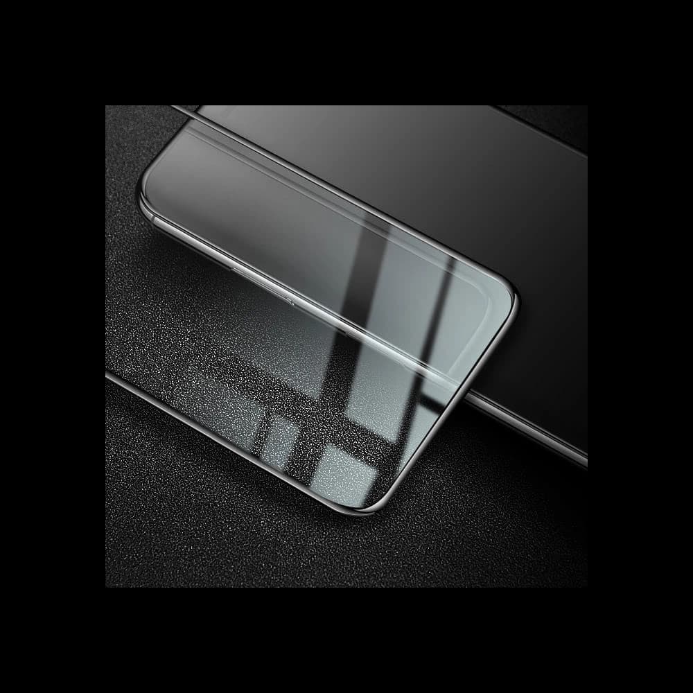 Bizon Glass Edge gehärtetes Glas - [2 PACK] + Linsen Schutz Xiaomi Mi 11 Lite / 5G / 5G NE schwarz - 8