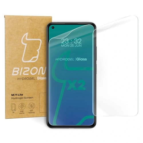 Bizon Glas Hydrogel Xiaomi Mi 11 Lite / 5G / 5G NE [2 PACK]