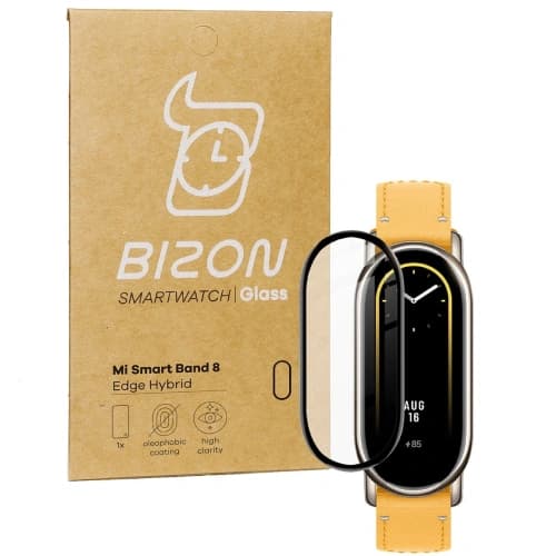 Bizon Glass Watch Edge Hybrid Mi Smart Band 8 black