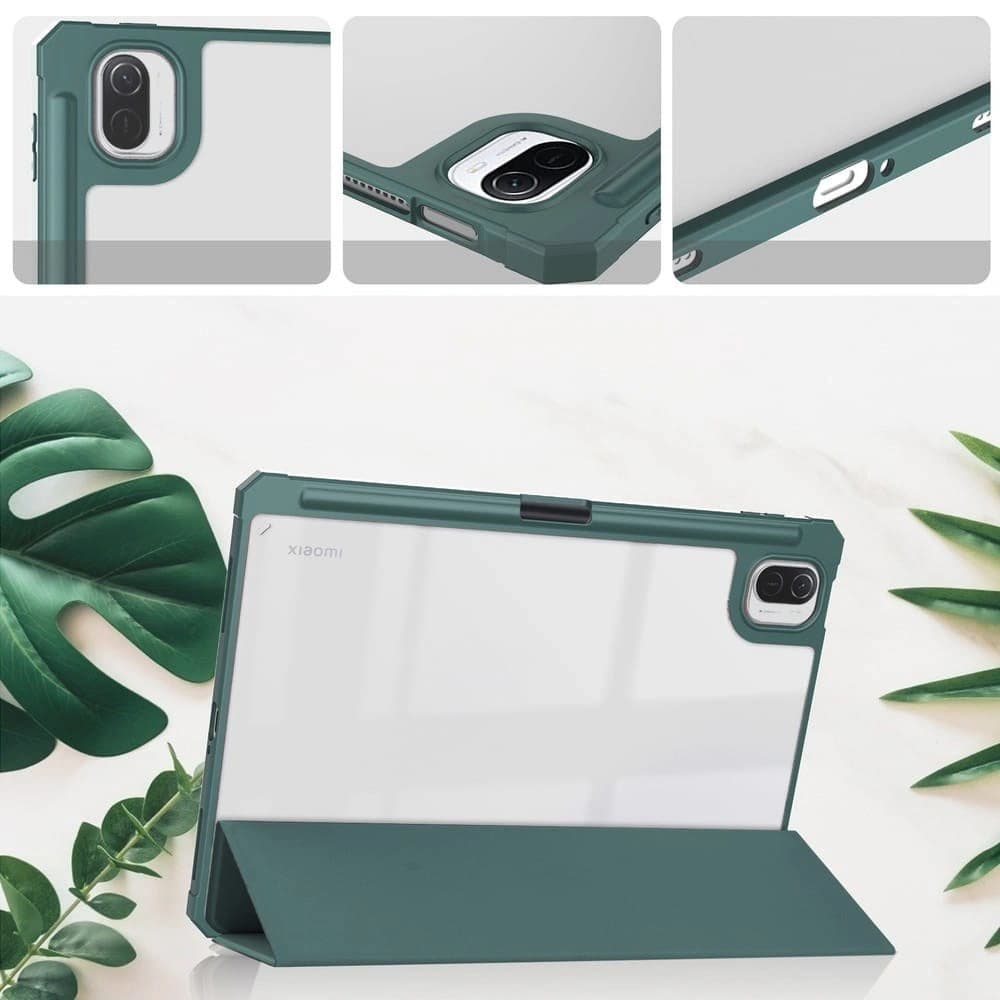 Bizon Case Tab Clear Matt Xiaomi Pad 5 / 5 Pro 11.0 dark green - 3