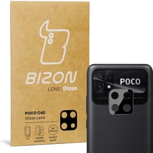 Bizon Glass Lens Poco C40 / Redmi 10C [2 PACK]