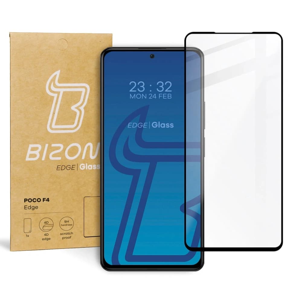 Bizon Glass Edge Xiaomi Poco F4 schwarz - 1