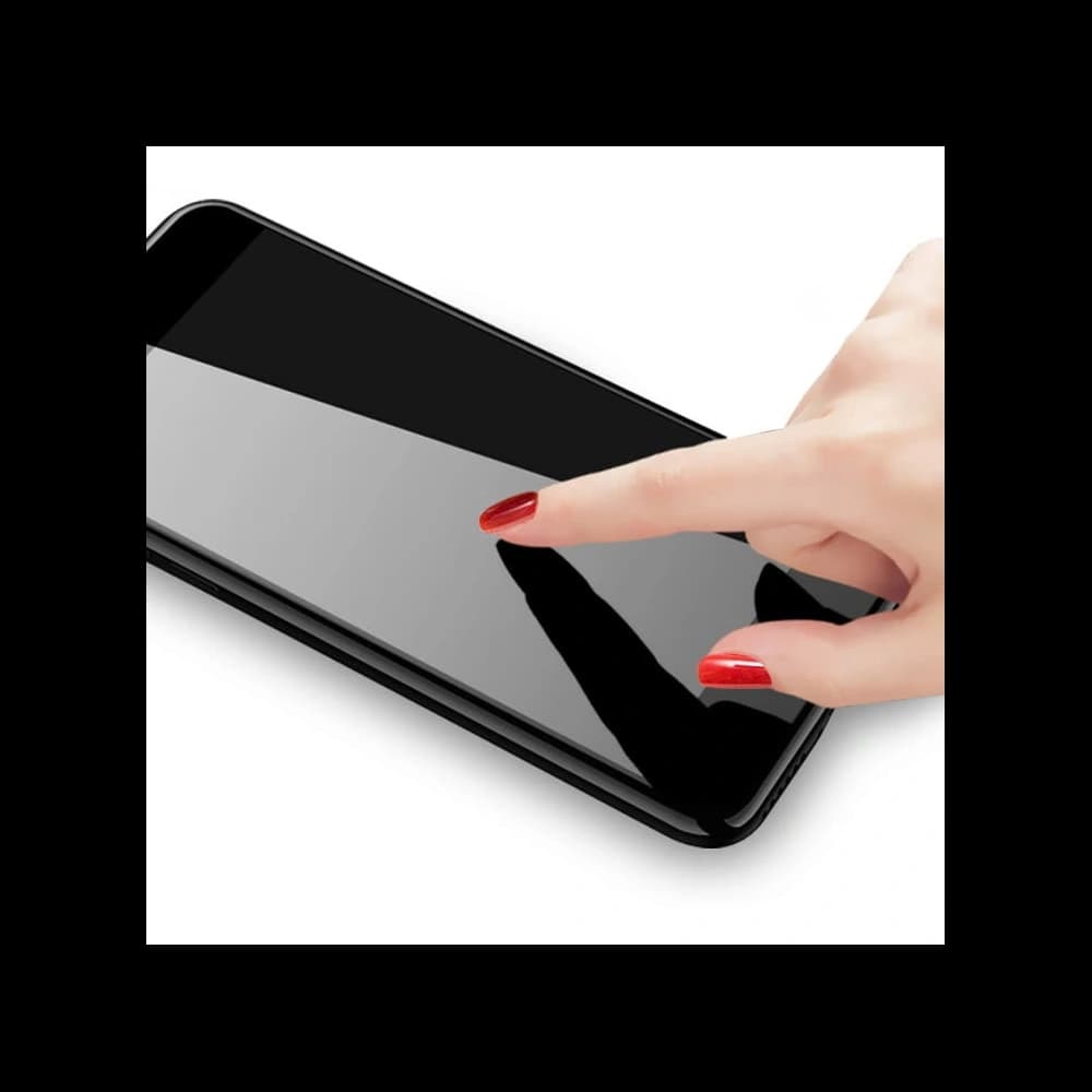 Bizon Glass Edge gehärtetes Glas - [2 PACK] + Linsenschutz Xiaomi Poco F4 schwarz - 7