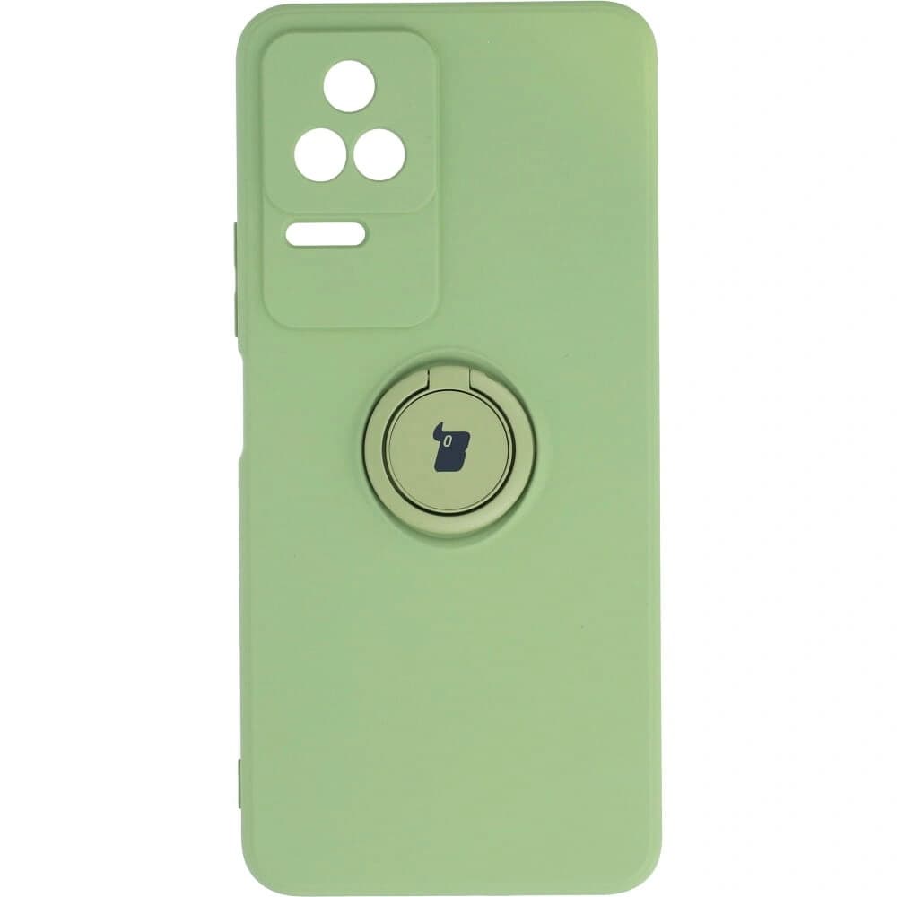 Bizon Case Silikonring Sq Xiaomi Poco F4 hellgrün - 1