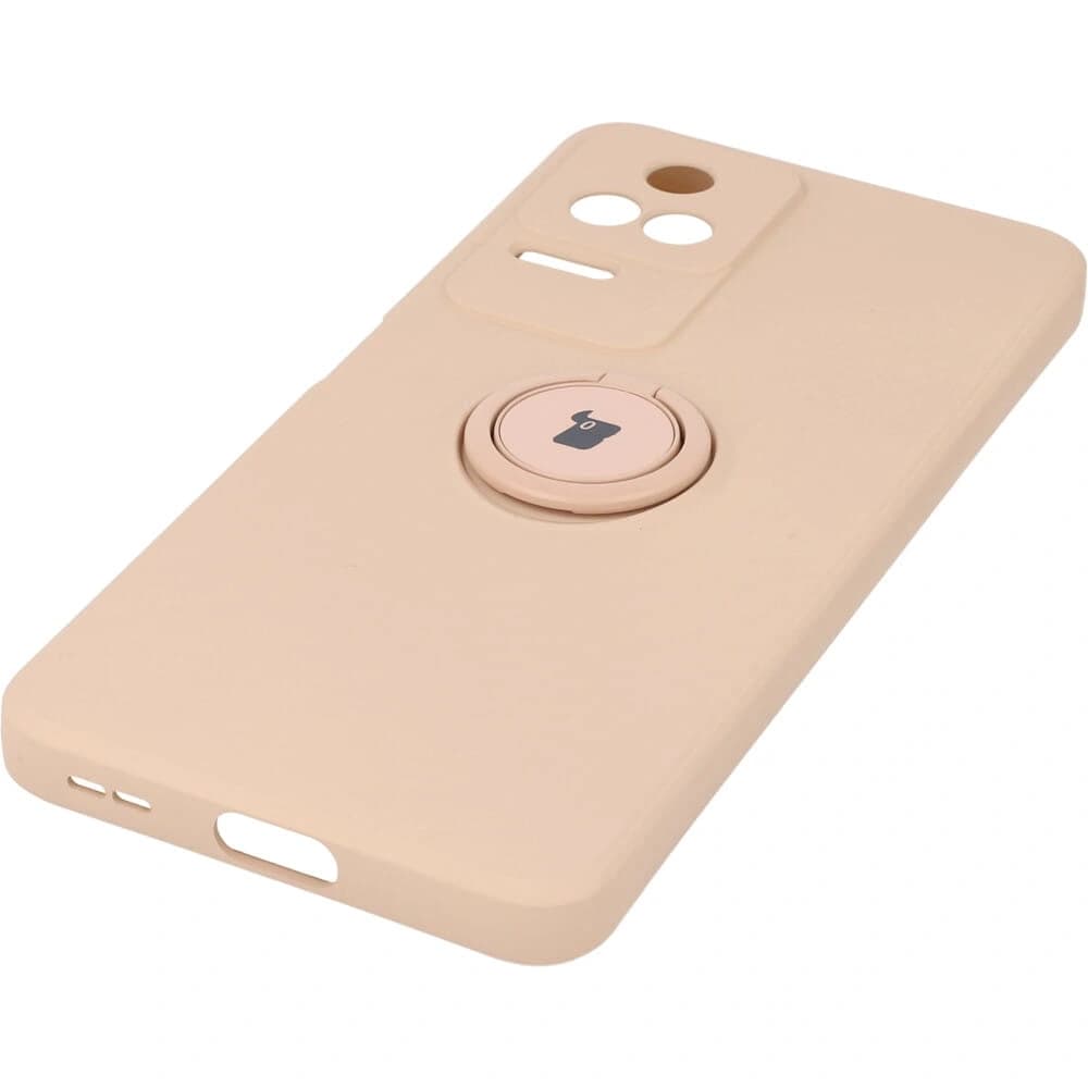 Bizon Case Silikonring Sq Xiaomi Poco F4 hellrosa - 2