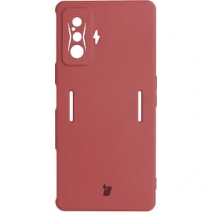 Bizon Case Silikon Xiaomi Poco F4 GT dunkelrosa