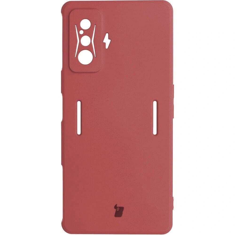 Bizon Case Silikon Xiaomi Poco F4 GT dunkelrosa - 1