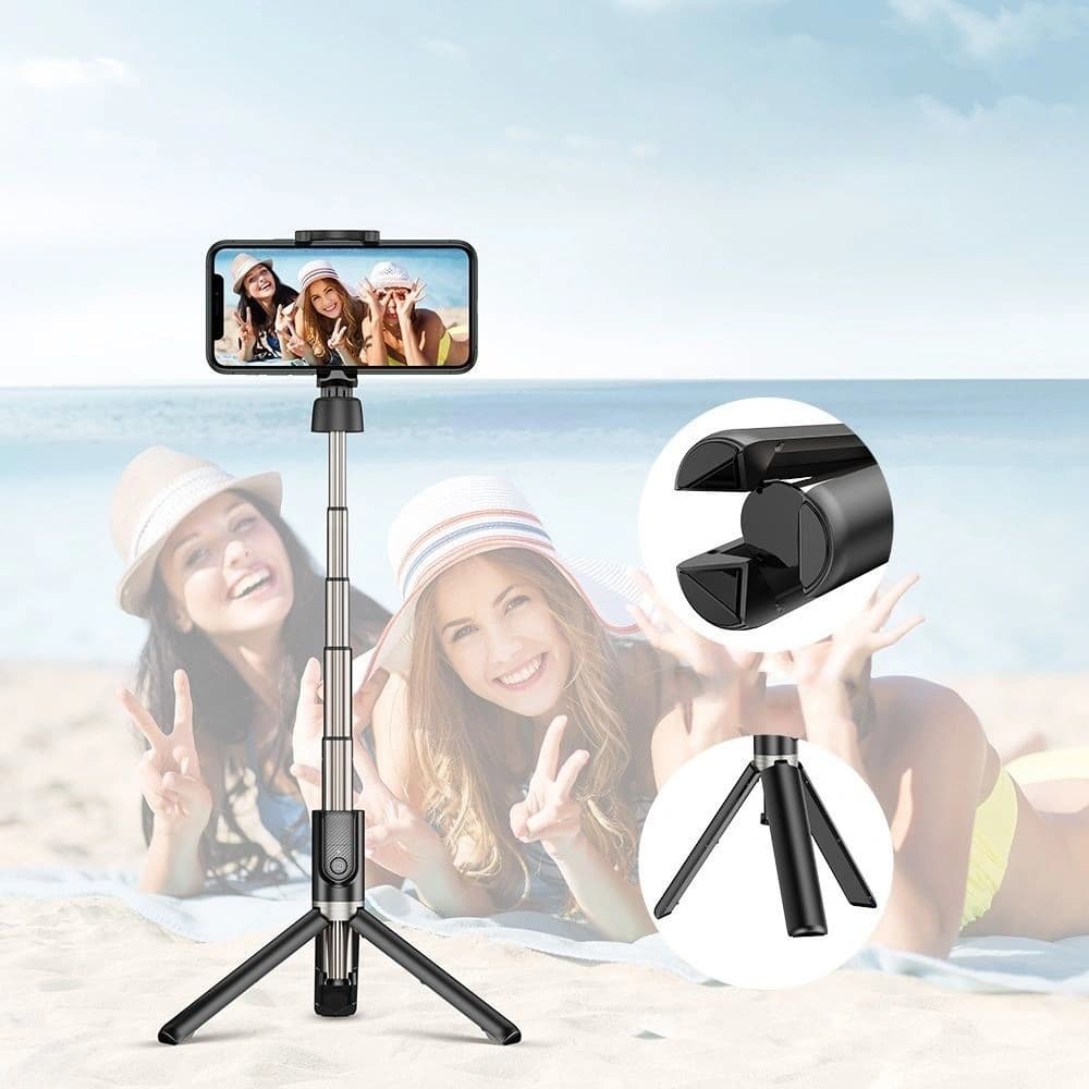 ESR Drahtloser Selfie-Stick Stativ Schwarz - 6