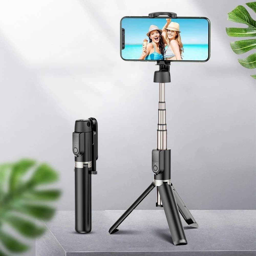 ESR Drahtloser Selfie-Stick Stativ Schwarz - 8