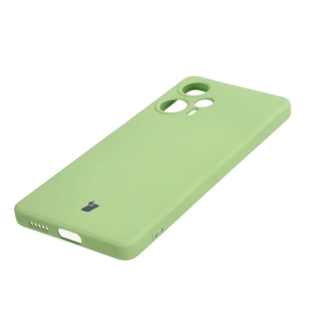 Bizon Case Silicone Sq Xiaomi Poco F5 light green - 3