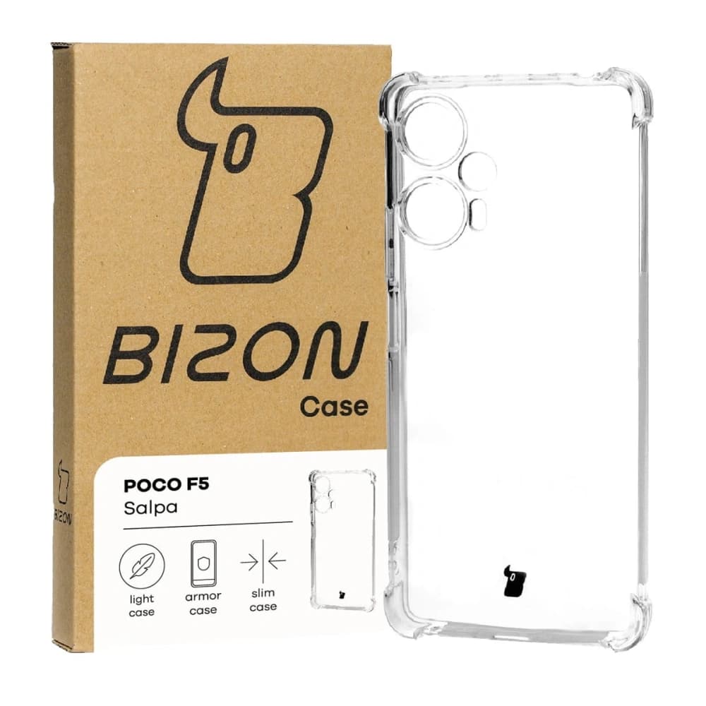 Bizon Case Salpa Xiaomi Poco F5 klar - 1