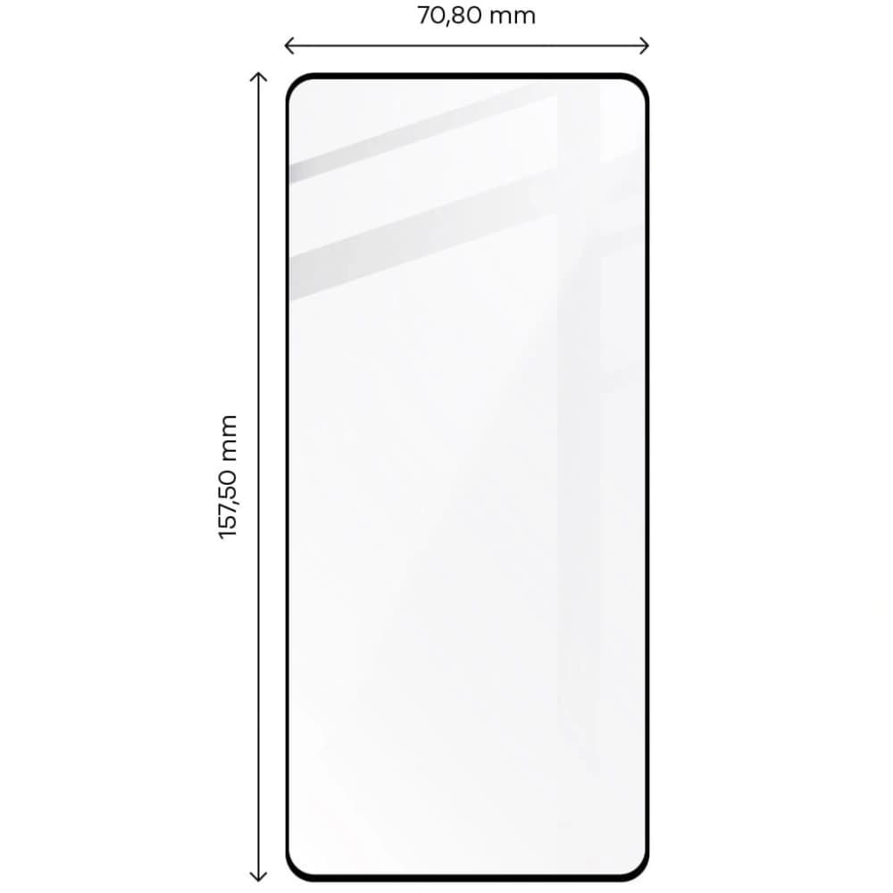 Bizon Glass Edge 2 POCO F5 schwarz - 2