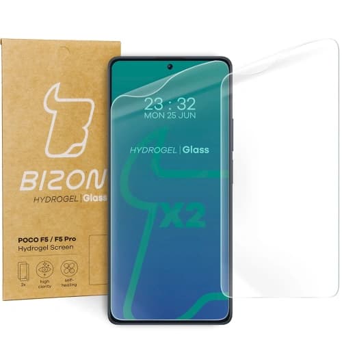 Bizon Glass Hydrogel POCO F5/F5 Pro [2 PACK]