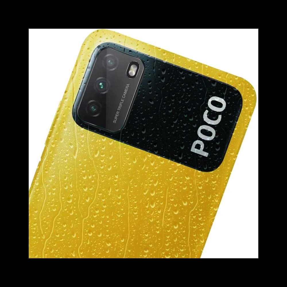 Bizon Glass Edge gehärtetes Glas - [2 PACK] + Linsenschutz Xiaomi Poco M3 schwarz - 6