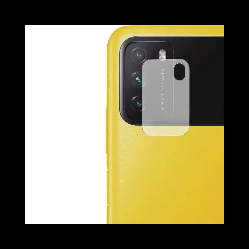 Bizon Glass Edge gehärtetes Glas - [2 PACK] + Linsenschutz Xiaomi Poco M3 schwarz - 10