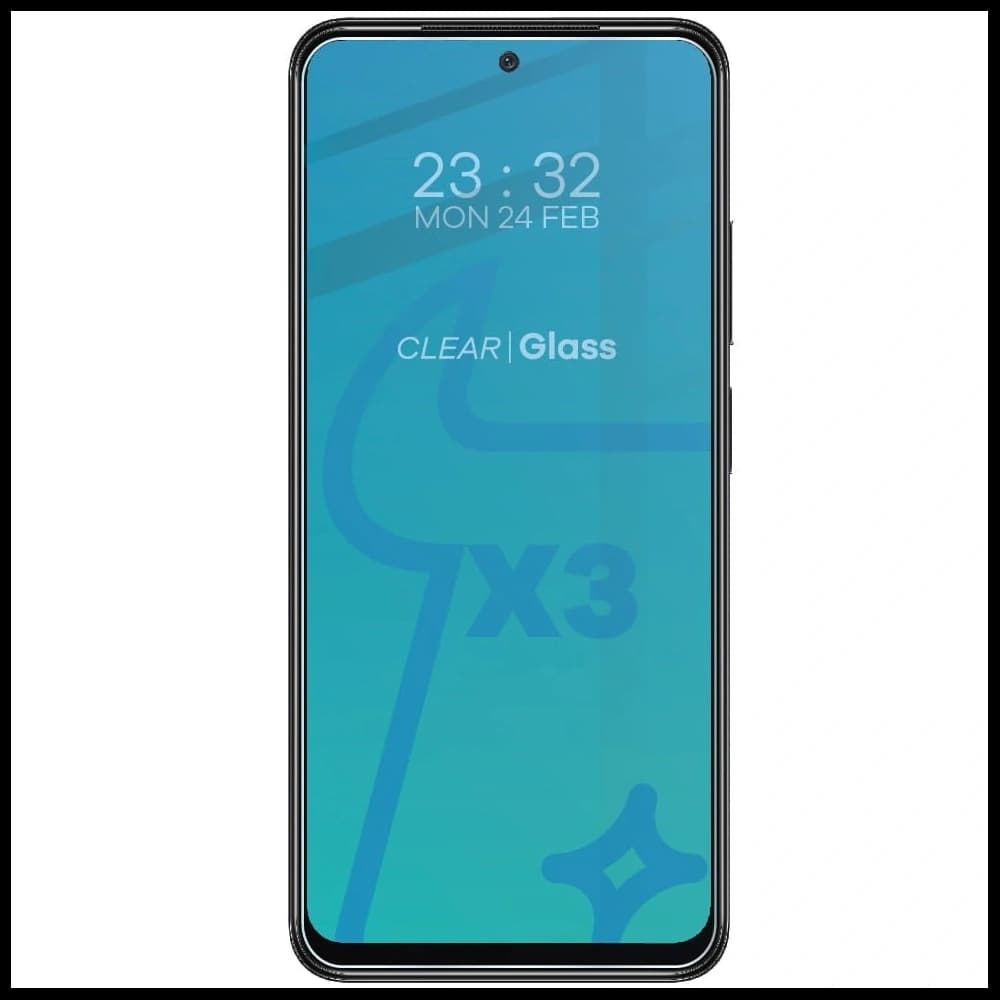 Bizon Glass Clear tempered glass - 3 pcs. + lens glass Poco M4 Pro 5G / Redmi Note 11S 5G - 3