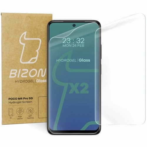 Bizon Glass Hydrogel Poco M4 Pro 5G / Redmi Note 11S 5G [2 PACK]