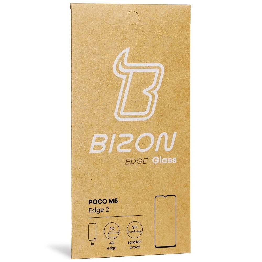 Bizon Glass Edge 2 Poco M5 black - 8
