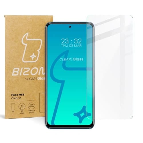 Bizon Glass Clear 2 Poco M5s / Redmi Note 10 / 10s
