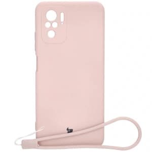 Bizon Case Silicone Sq Xiaomi Poco M5S / Redmi Note 10/10S light pink